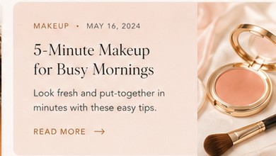 5-Minute Makeup for Busy Mornings
